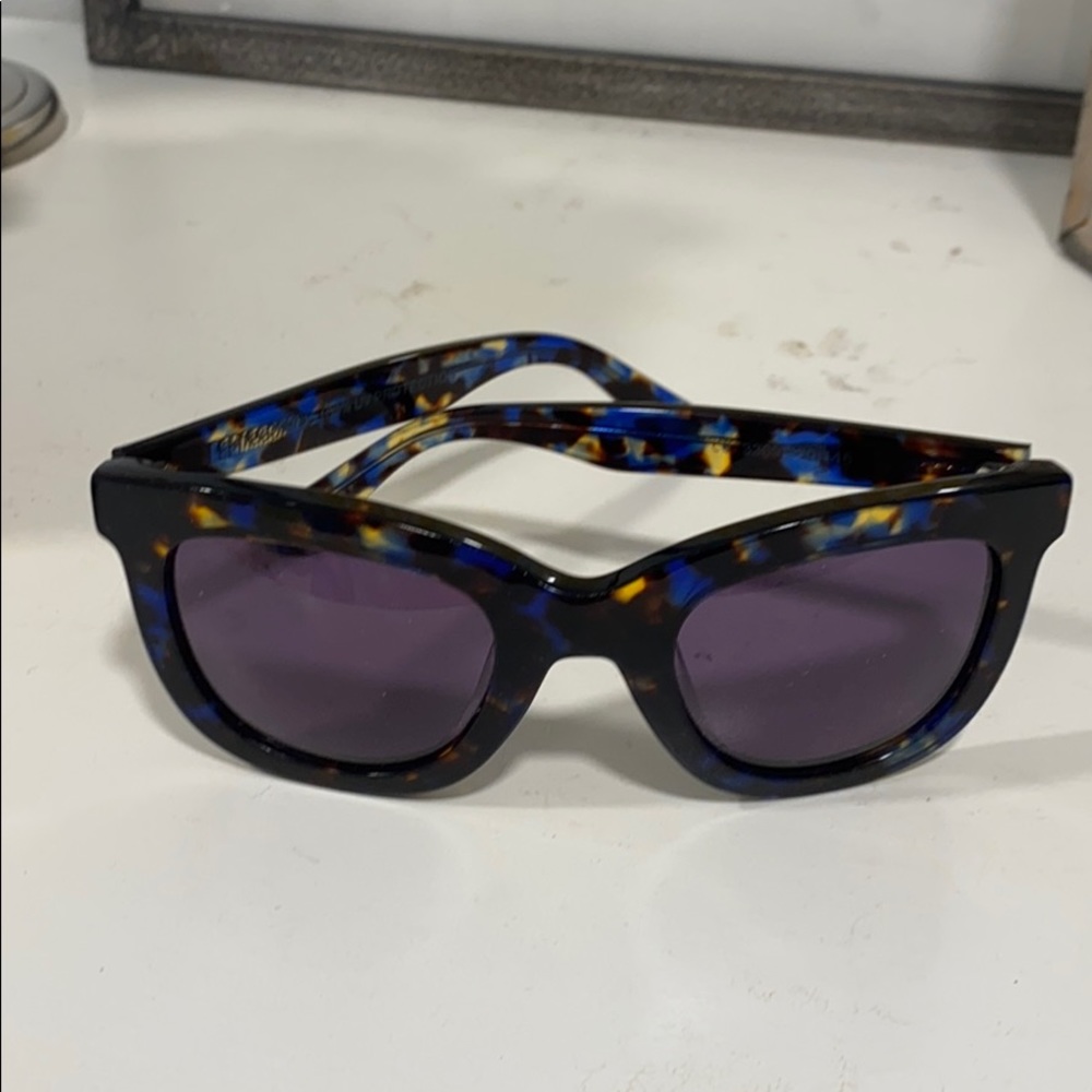 Blue tortoise shell sunglasses